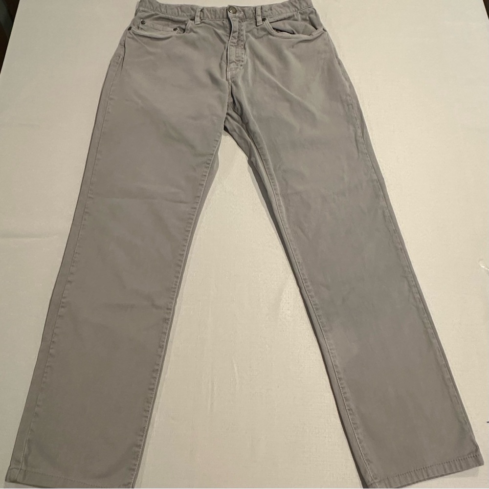 Ledbury Franklin Canvas Stretch Jeans - Gray Granite - Size 32x33
